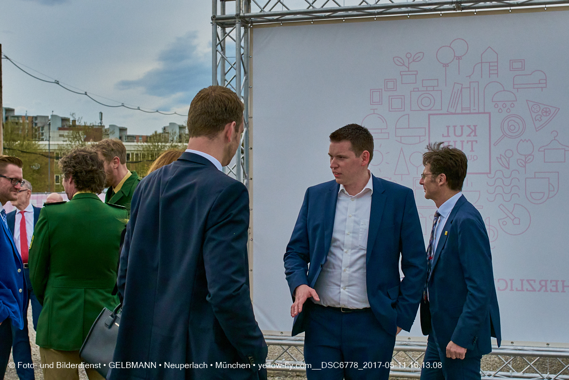 11. Mai 2017 - Grundsteinlegung für die LOGE und dem Kulturquadrat in Neuperlach